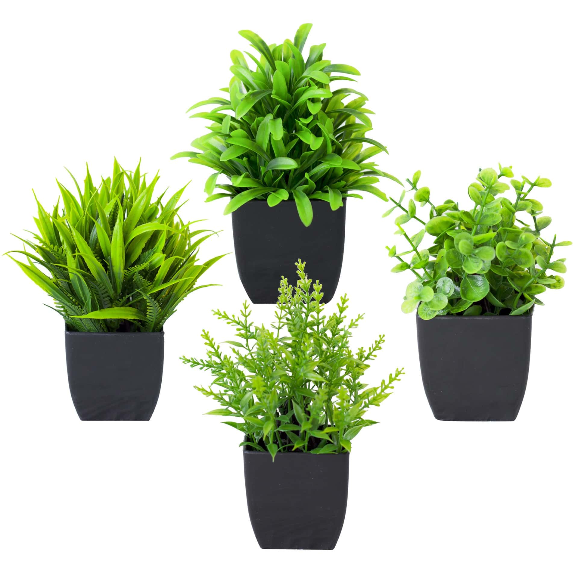 Interior Design Office - 1pc Realistic Mini Eucalyptus Potted Plant