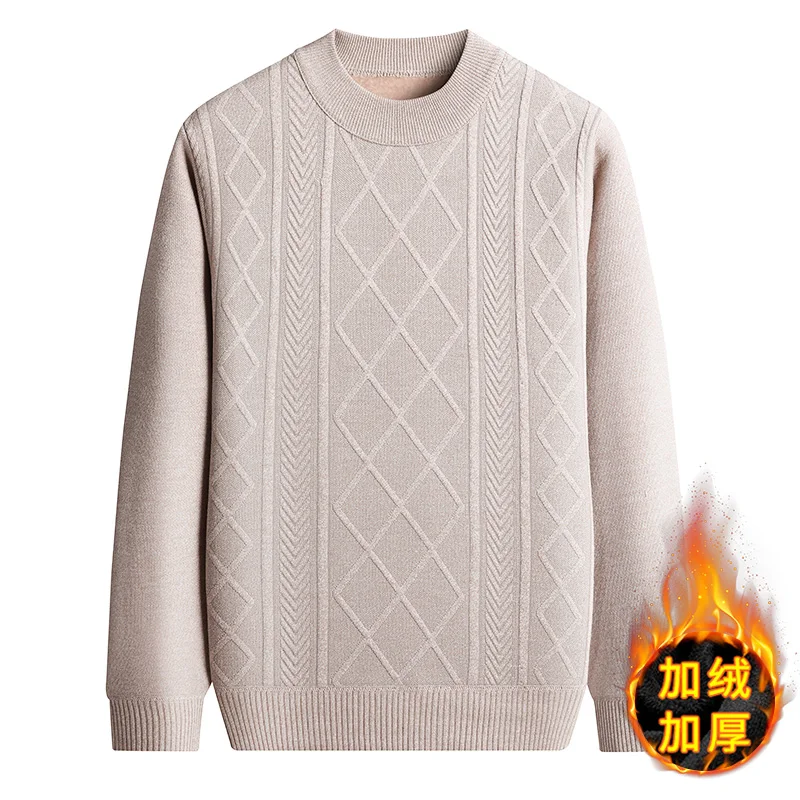 Interior Design Warm - Cold Weather Men Knitted Pullover Plush