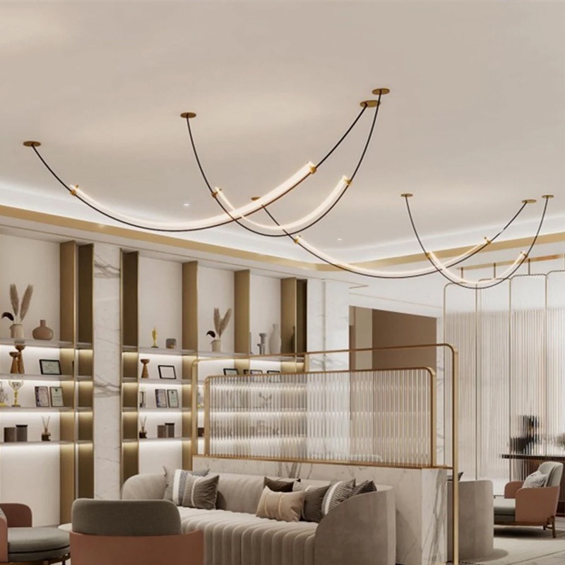 Interior Design Hall - Denmark Designer Pendant Light LED Line