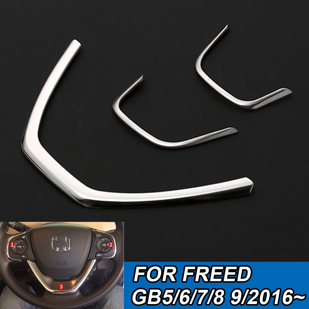 Interior Design Gold - 3pcs Car PANEL Trim for Honda