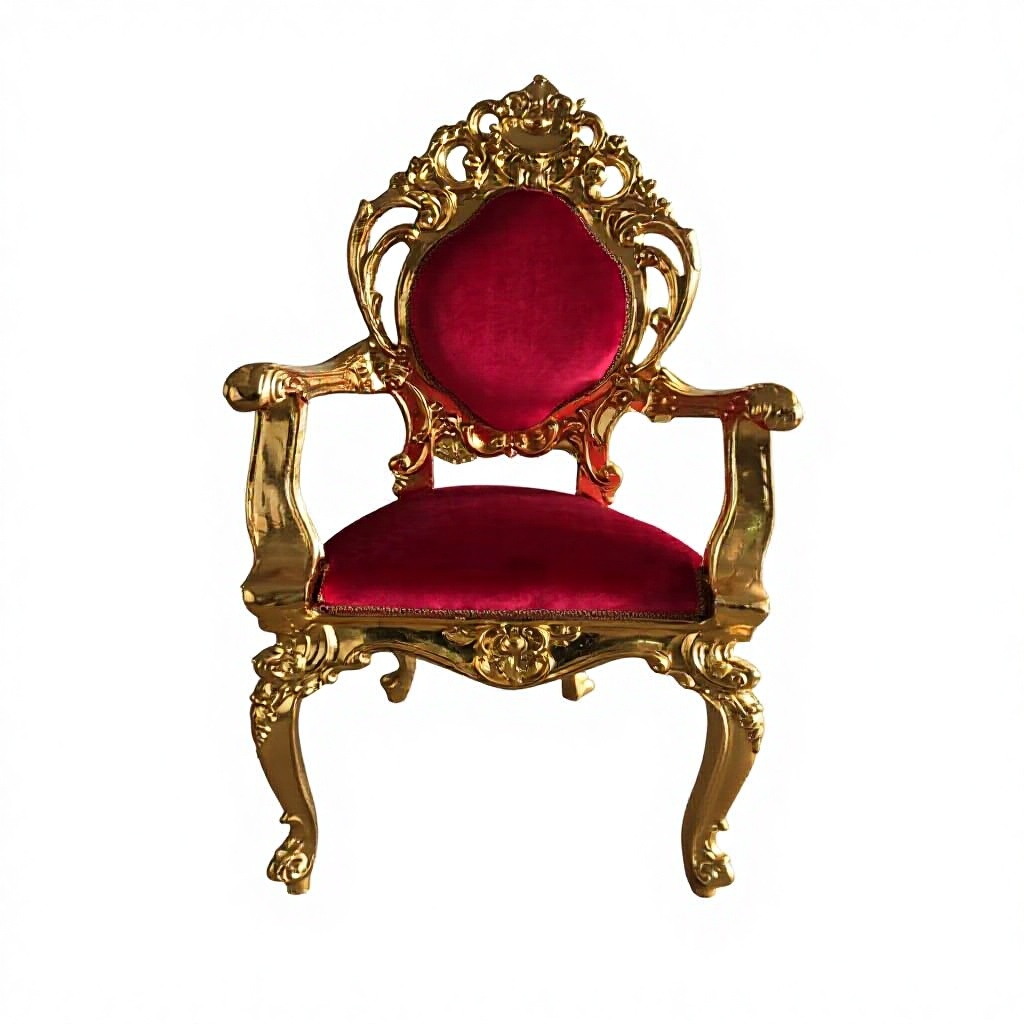 Interior Design Gold - #Italian-Inspired Baroque Dining Chair 24K Gold