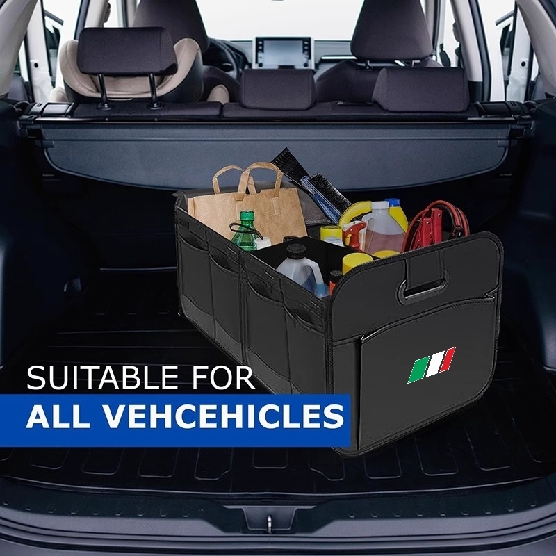 Interior Design Zoning - Italian Tri-Color Car Trunk Polyester Storage