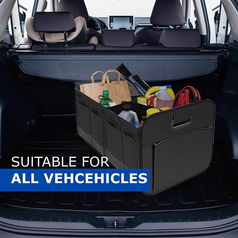 Interior Design Zoning - Car trunk polyester storage box，Foldable design/Zoned