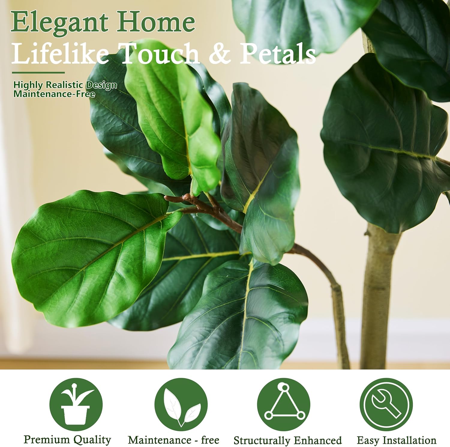 135cm Artificial Fiddle Leaf F - Interior Design Office recension och pris