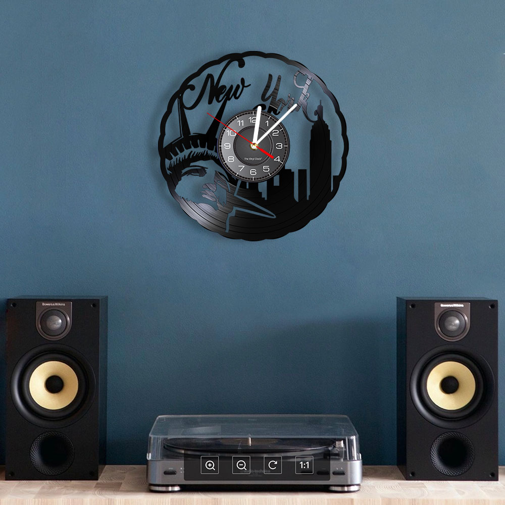 New York Skyline Vintage Vinyl - Interior Design Nyc recension och pris