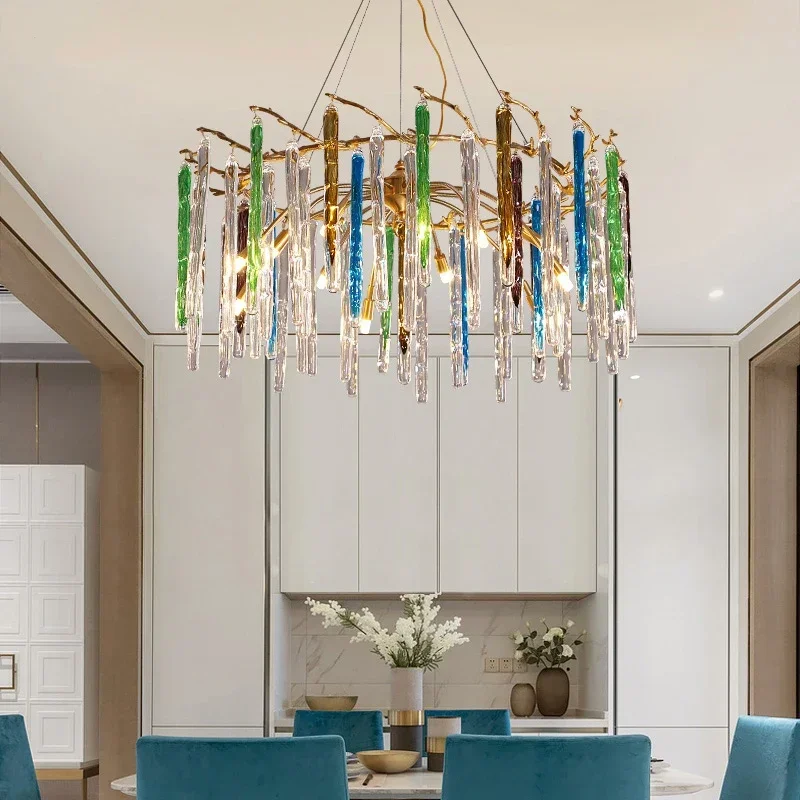 Nordic Luxury Colorful Crystal - Interior Design Luxury Living Room recension och pris