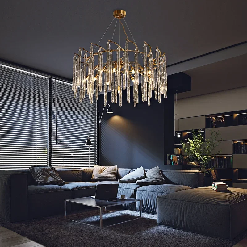 Nordic Luxury Colorful Crystal - Interior Design Luxury Living Room recension och pris