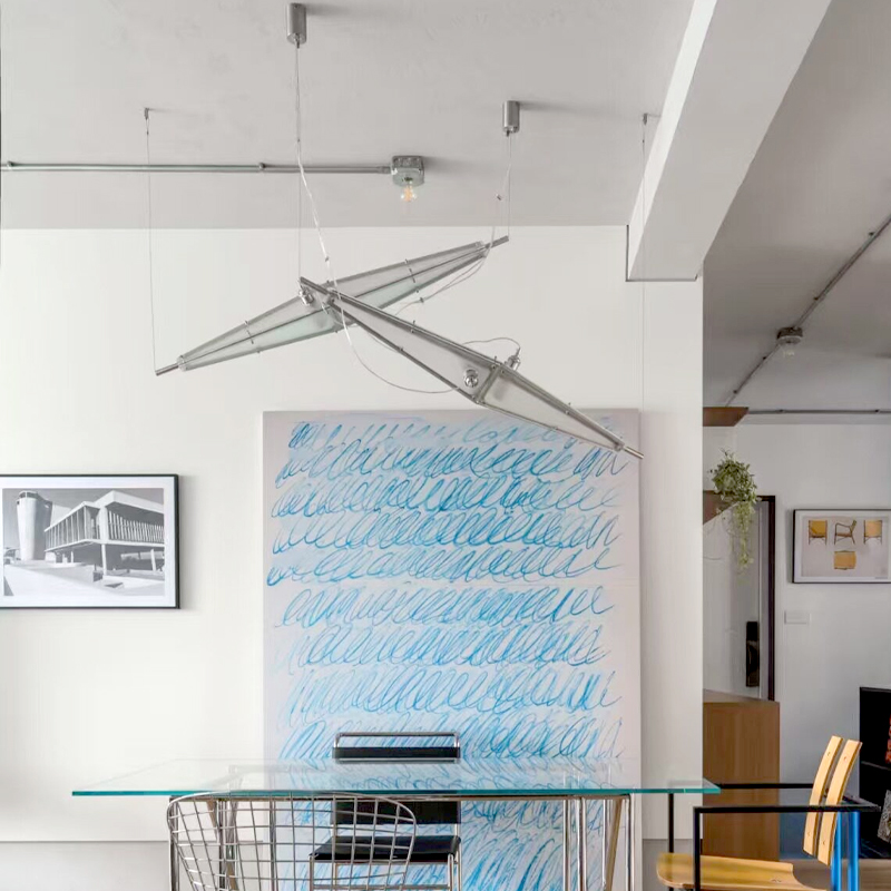 LED Glass Chandelier Minimalis - Interior Design Hall recension och pris