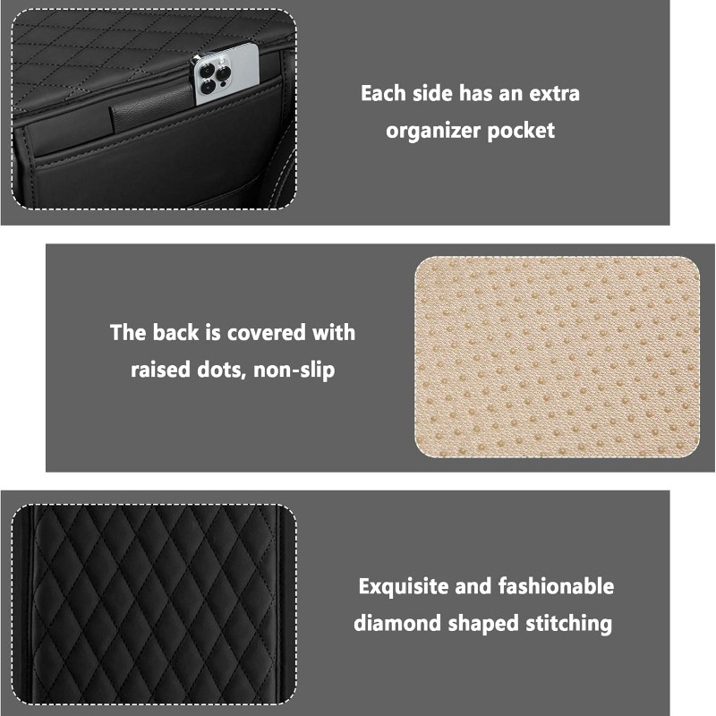 Car Center Console Cover,  wit - Interior Design Services recension och pris
