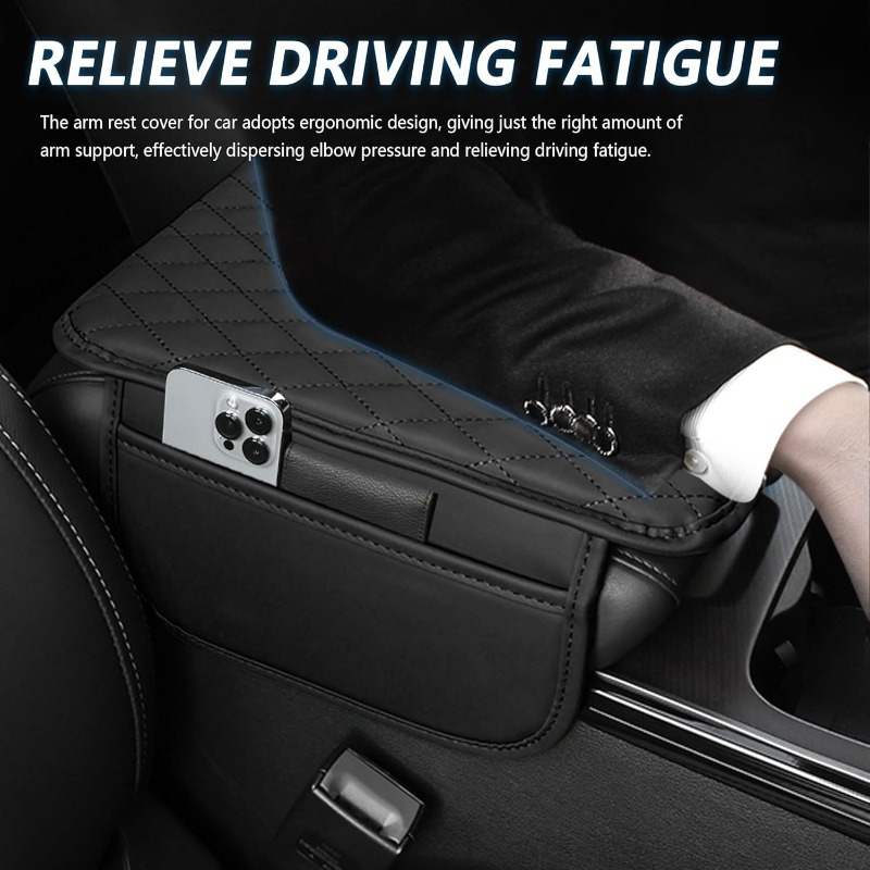 Car Center Console Cover,  wit - Interior Design Services recension och pris