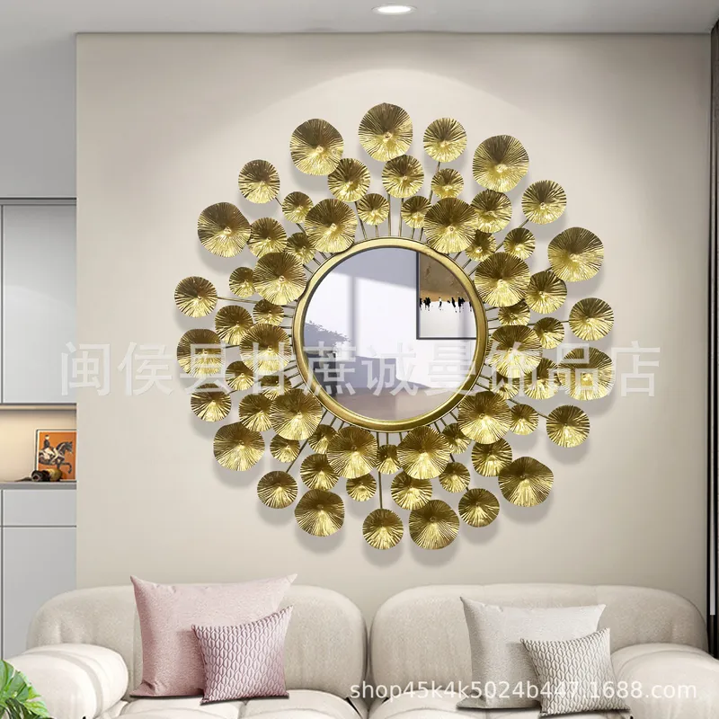 European Style Gold Metal Wall - Interior Design Luxury Living Room recension och pris