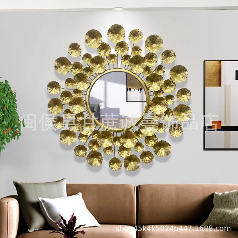 European Style Gold Metal Wall - Interior Design Luxury Living Room recension och pris