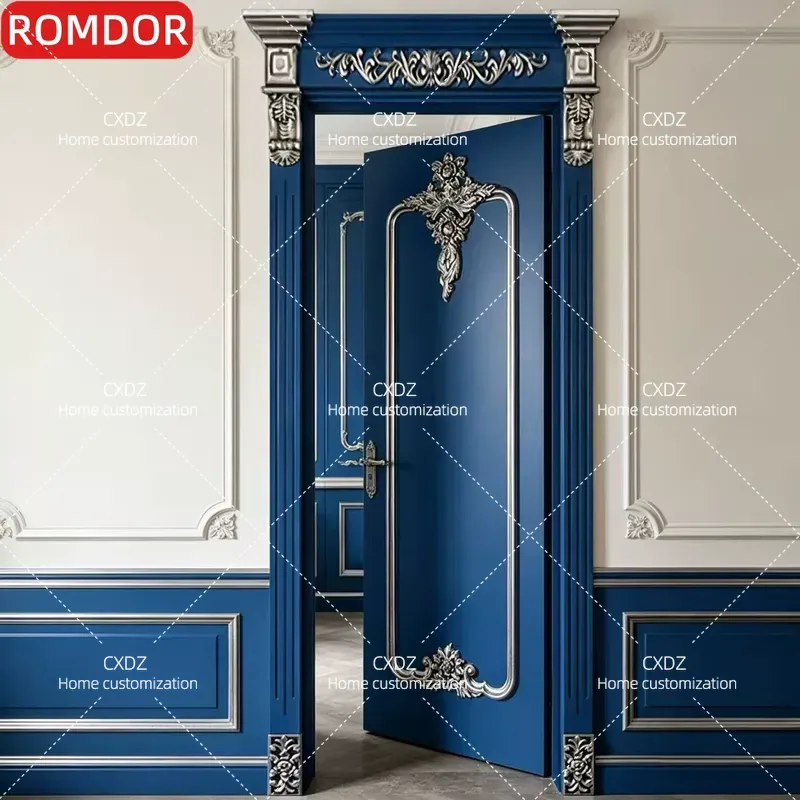 Custom White Luxury Solid Wood - Interior Design Gold recension och pris