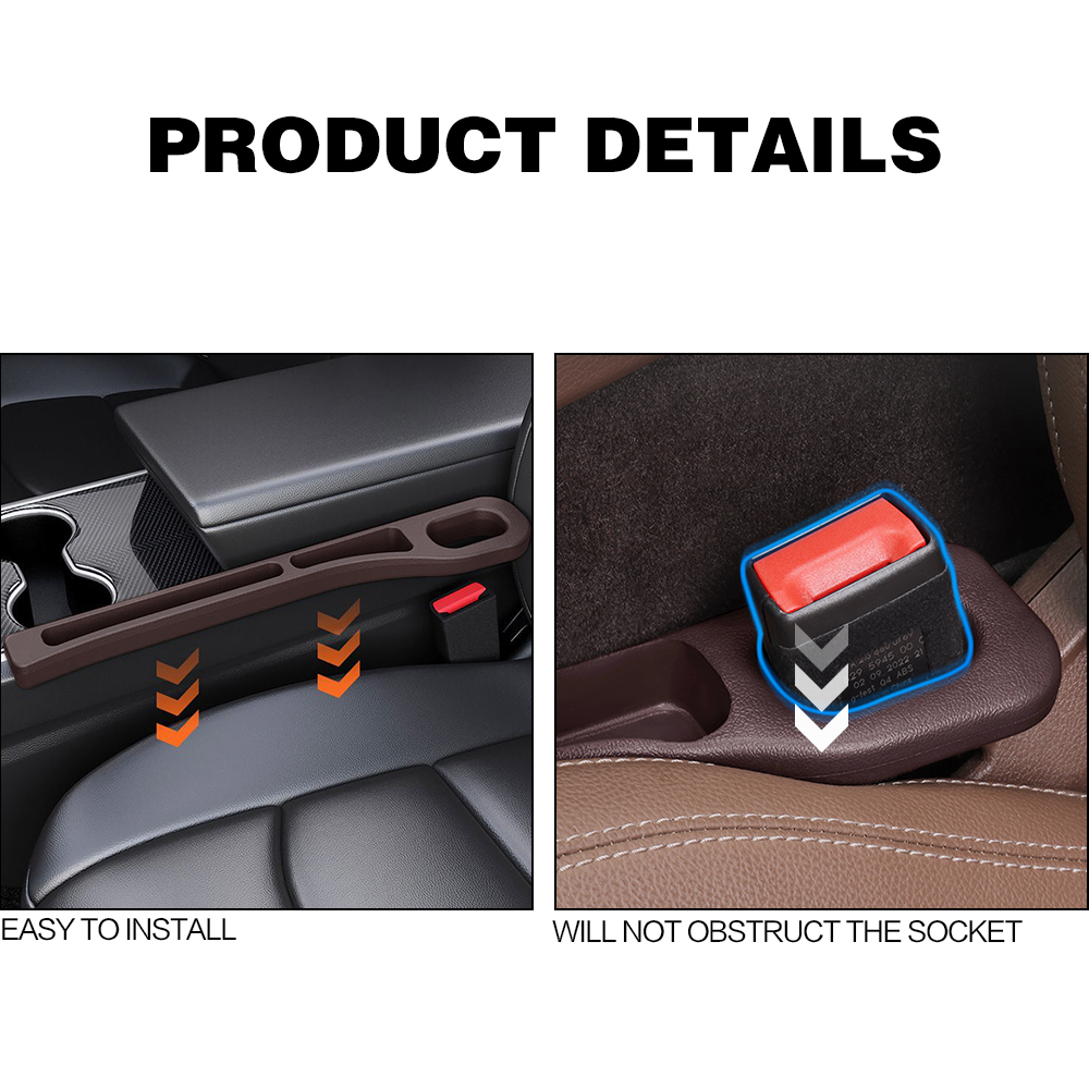 2PCS New Car Seat Gap Filler B - Interior Design Services recension och pris