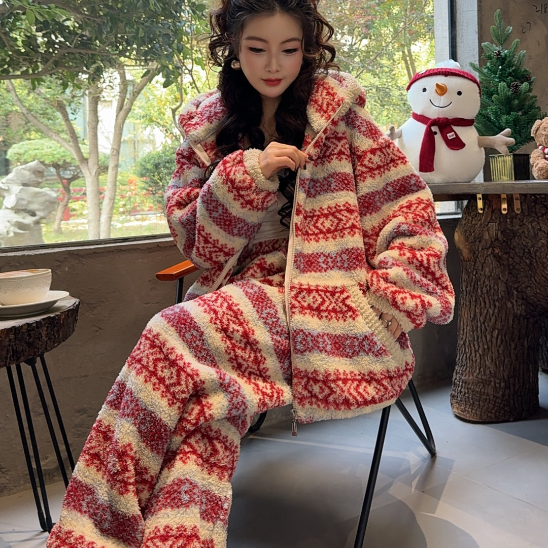 Women's Coral Fleece Pajamas W - Interior Design Warm recension och pris
