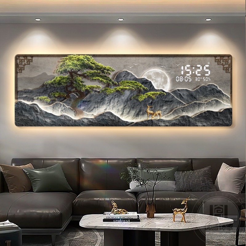 Big Size Luxury Clock Wall Dig - Interior Design Luxury Living Room recension och pris