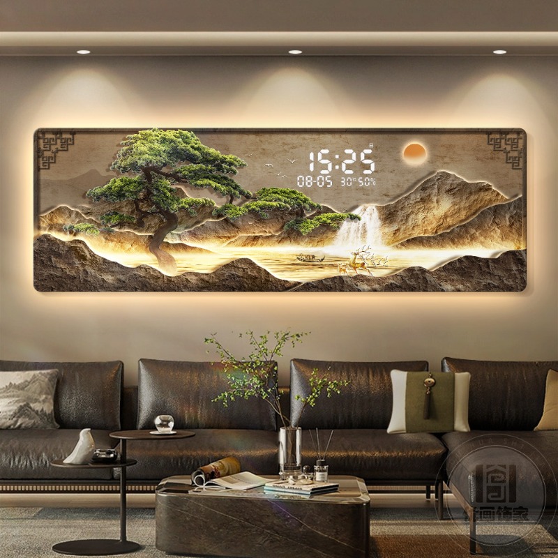 Big Size Luxury Clock Wall Dig - Interior Design Luxury Living Room recension och pris