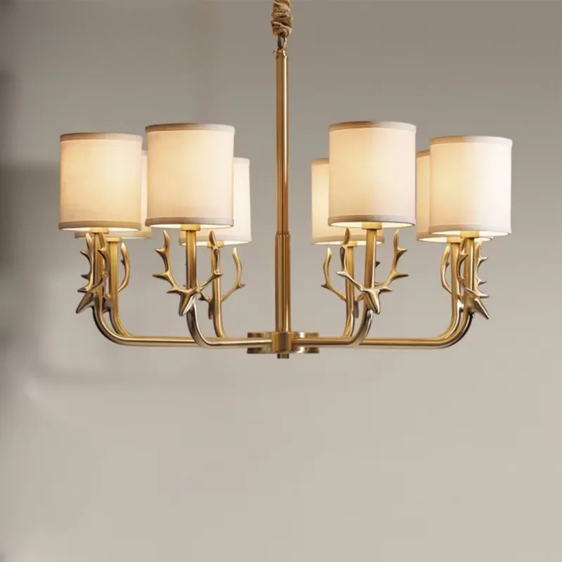 Copper Chandelier for Living R - Interior Design Hall recension och pris