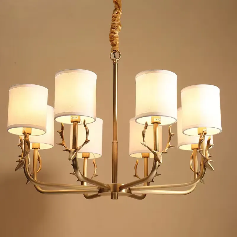 Copper Chandelier for Living R - Interior Design Hall recension och pris