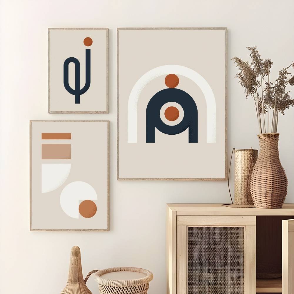 Warm Line Color Design Poster  - Interior Design Warm recension och pris