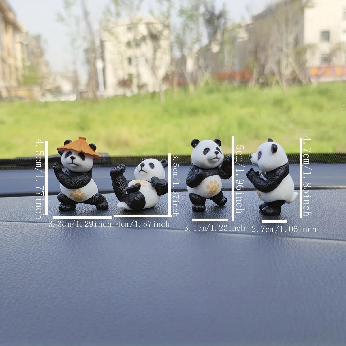 4pcs/set Panda Design Car Orna - Interior Design Office recension och pris