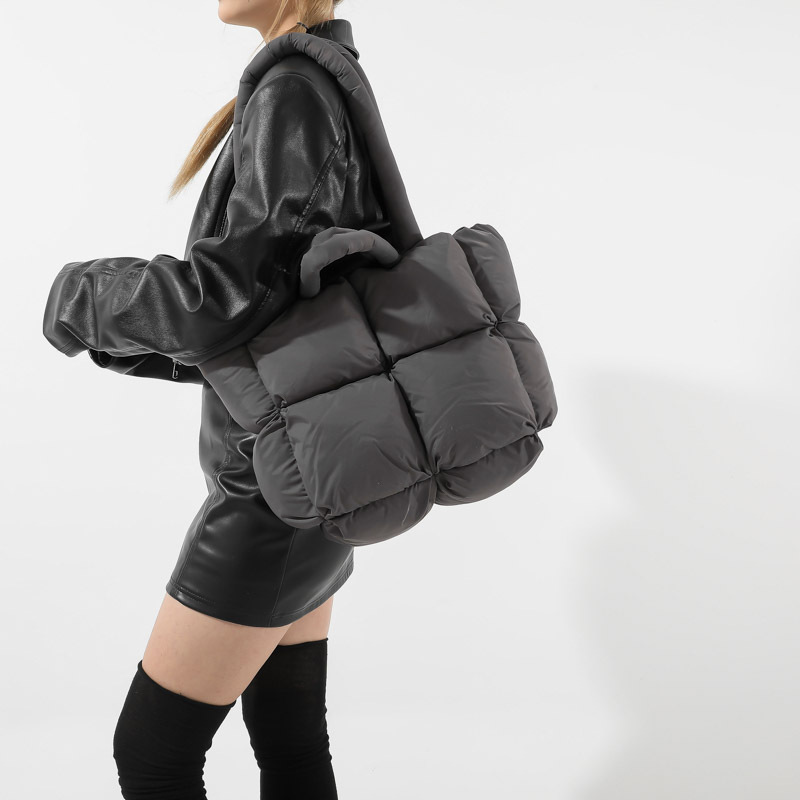 Fashion Soft Puffer Tote Bag D - Interior Design Warm recension och pris