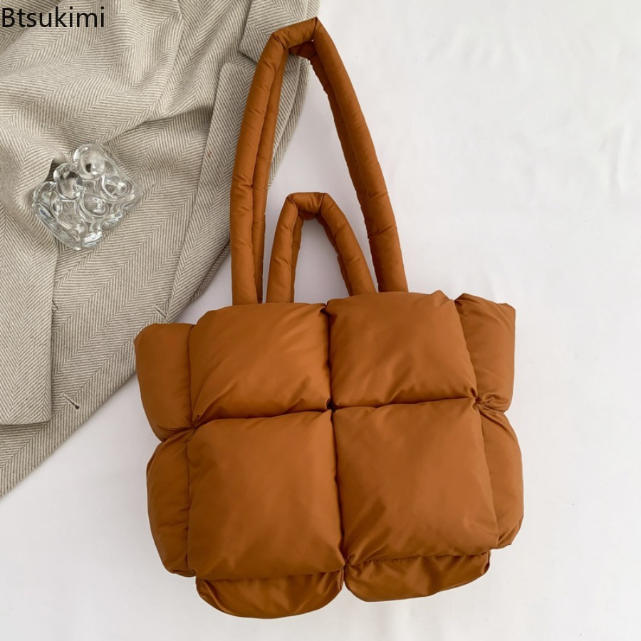 Fashion Soft Puffer Tote Bag D - Interior Design Warm recension och pris