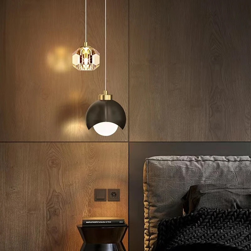 Bedroom Bedside Hanging Pendan - Interior Design Gold recension och pris