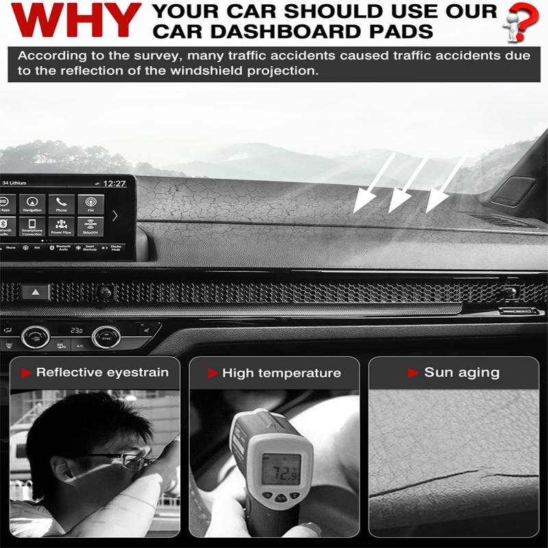 Anti-Glare Dashboard Cover Das - Interior Design Services recension och pris