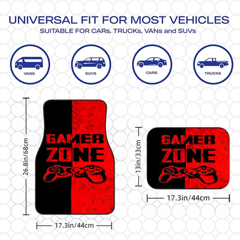 Universal Car Floor Mats Set 4 - Interior Design Zoning recension och pris