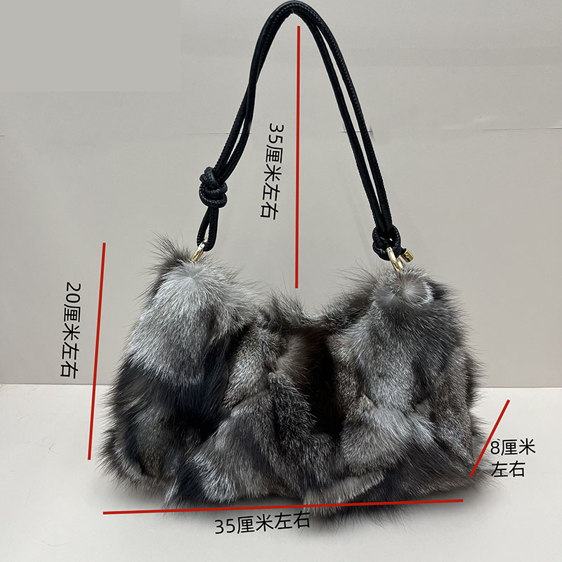 Luxury Real Fox Fur Women Mess - Interior Design Warm recension och pris