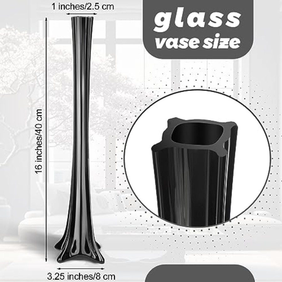 Wedding centerpieces glass bla - Fluted Vase Tall recension och pris